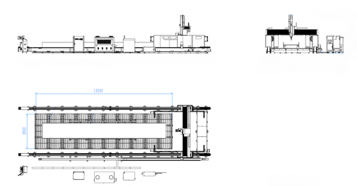 Станок лазерной резки с ЧПУ GR1500H-16 (30000W)